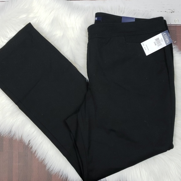 NEW Women/'s Chaps Midrise Straight-Leg Pants Slimming Fit size 6 10 12 16